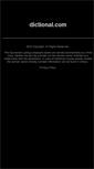 Mobile Screenshot of dictional.com